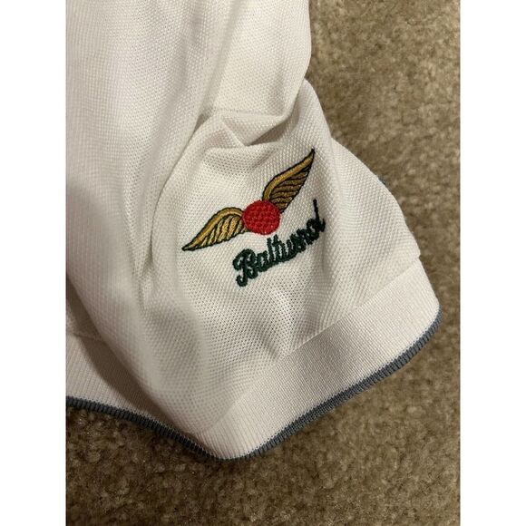 Greyson White/ Grey Stripes Baltusrol Performance Mens Golf Polo Size XLarge - Picture 5 of 7